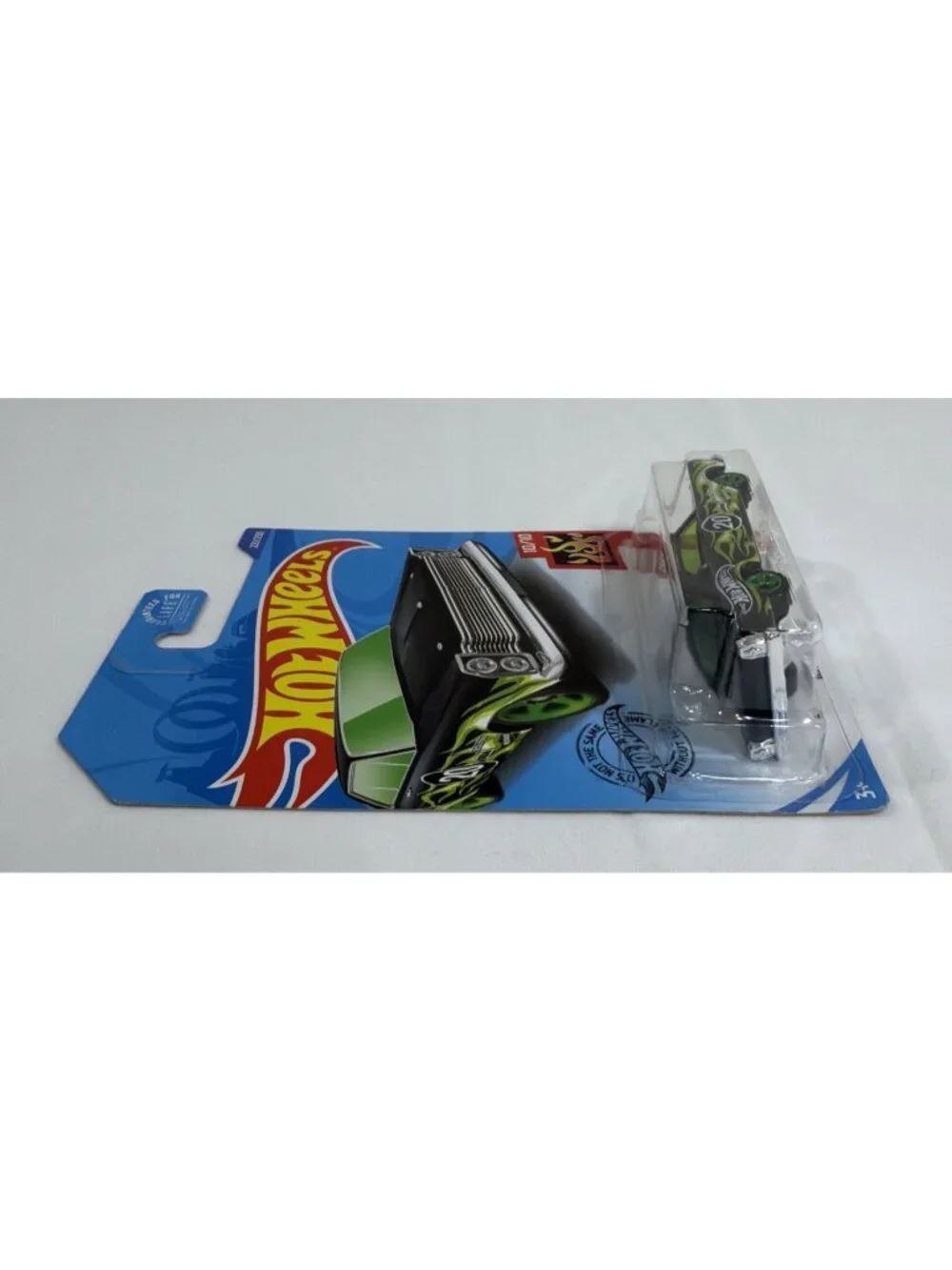 2020 Hot Wheels ’65 Ford Galaxie Black Green Flames 10/10 221/250 Sealed N23